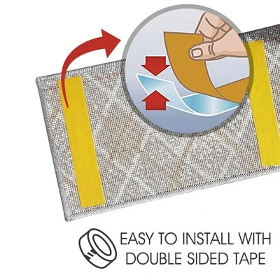 Sussexhome Modern Collection Stair Treads Non-Slip Carpet Stair Treads For Wooden Steps, 9" X 28" , Pack Of 4/7/10/13/15 6 Sussexhome Modern Collection Stair Treads Non-Slip Carpet Stair Treads For Wooden Steps, 9" X 28" , Pack Of 4/7/10/13/15 - Image 6