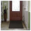 3'x4' Solid Doormat Black - HomeTrax