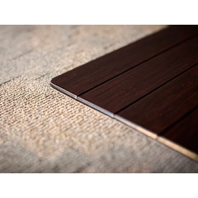 Bamboo Roll-Up Chairmat With Lip - Anji Mountain 2 Bamboo Roll-Up Chairmat With Lip - Anji Mountain - Image 2