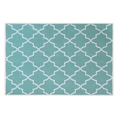 Sussexhome Lattice Collection Cotton Heavy Duty Low Pile Area Rug , 2' X 3' 11 Sussexhome Lattice Collection Cotton Heavy Duty Low Pile Area Rug , 2' X 3' - Image 11