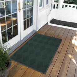 Dark Green Solid Doormat - (3'x4') - HomeTrax