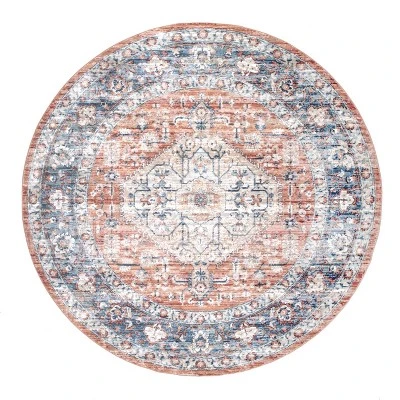 NuLOOM Zara Vintage Medallion Area Rug 18 NuLOOM Zara Vintage Medallion Area Rug - Image 18
