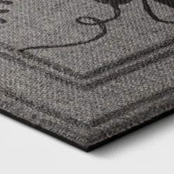 Northlight Shop Sales 43 1'6"x2'6" "Be Our Guest" Mat Gray - Apache Mills