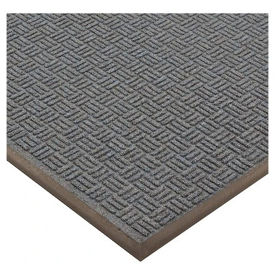 3'x4' Solid Doormat Blue/Black - HomeTrax 3 3'x4' Solid Doormat Blue/Black - HomeTrax - Image 3