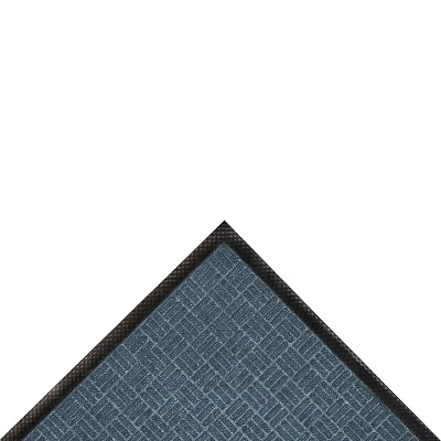 3'x4' Solid Doormat Blue/Black - HomeTrax 2 3'x4' Solid Doormat Blue/Black - HomeTrax - Image 2