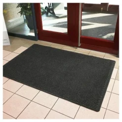 3'x4' Solid Doormat Black - HomeTrax -Northlight Shop Sales GUEST 546163f2 f276 4443 a97c b3752f4317e9