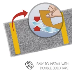 SussexHome Diamond Design Cotton Anti-Slip Stair Treads, 9” X 28“ -Northlight Shop Sales GUEST 6b3d7c39 3da2 41bb 9a1f 07b2341ec680