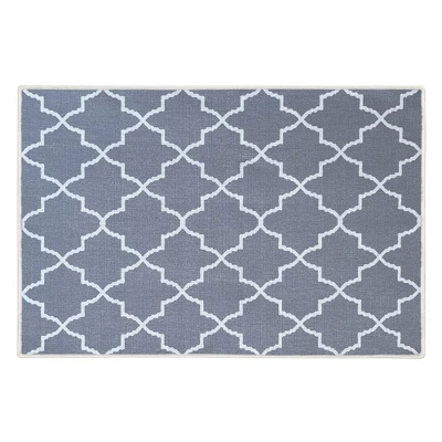 Sussexhome Lattice Collection Cotton Heavy Duty Low Pile Area Rug , 2' X 3' 8 Sussexhome Lattice Collection Cotton Heavy Duty Low Pile Area Rug , 2' X 3' - Image 8