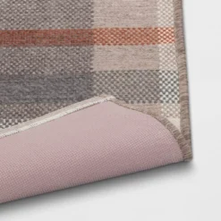 1'8"x2'10" Washable Fall Checkered Accent Rug Tan - Threshold™ -Northlight Shop Sales GUEST 750cbe19 8f55 435d 85a6 1ac0a8d6e978