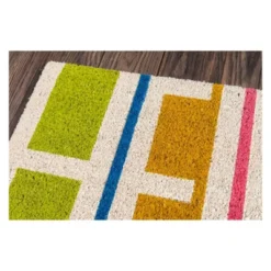 Aloha Hello Coir Doormat - Novogratz By Momeni