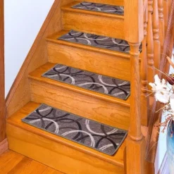 World Rug Gallery Moden Wavy Circles Non-Slip Stair Treads -Northlight Shop Sales GUEST 788fa692 6d66 47f3 893f 79dd80b75db5