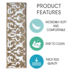 Sussexhome Floral Collection Anti-Slip Carpet Stair Treads, 9" X 28" 11 Sussexhome Floral Collection Anti-Slip Carpet Stair Treads, 9" X 28" -Northlight Shop Sales GUEST 78c9abe3 d650 4350 b3ec 1c3dcb0b160f