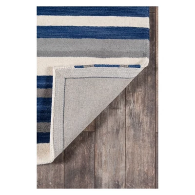 Metro Reya Stripe Tufted Accent Rug - Momeni 3 Metro Reya Stripe Tufted Accent Rug - Momeni - Image 3