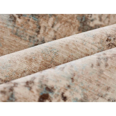 2'x3' Izmir Accent Rug Beige/Blue - Momeni 5 2'x3' Izmir Accent Rug Beige/Blue - Momeni - Image 5