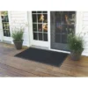 3'x5' HomeTrax Rubber Brush Doormat Black
