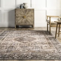 NuLOOM Devin Machine Washable Vintage Medallion Area Rug -Northlight Shop Sales GUEST 8f2e5dd2 b933 4b77 bdf2 bf0dbb5a2f0a