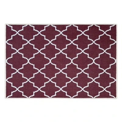 Sussexhome Lattice Collection Cotton Heavy Duty Low Pile Area Rug , 2' X 3' 10 Sussexhome Lattice Collection Cotton Heavy Duty Low Pile Area Rug , 2' X 3' - Image 10