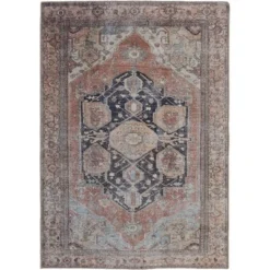 Percy Transitional Medallion Area Rug