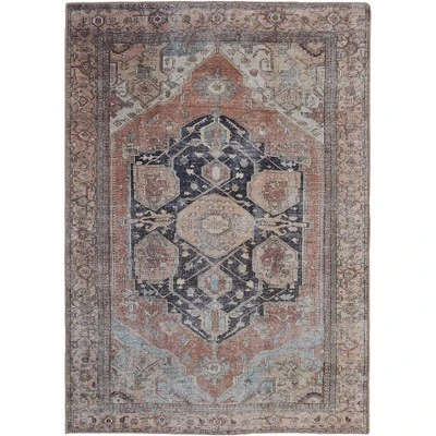 Percy Transitional Medallion Area Rug 1 Percy Transitional Medallion Area Rug