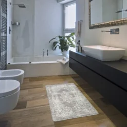 World Rug Gallery Distressed Traditional Vintage Design Anti Fatigue Standing Mat -Northlight Shop Sales GUEST c41be028 4715 46b1 91b2 649b61cf092d