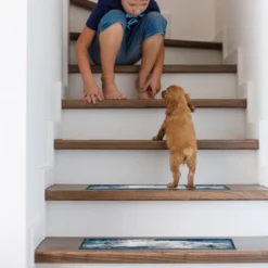 World Rug Gallery Abstract Non-Slip Stair Treads -Northlight Shop Sales GUEST cb13a3ca 70a2 4c04 8a42 232c6d66796c