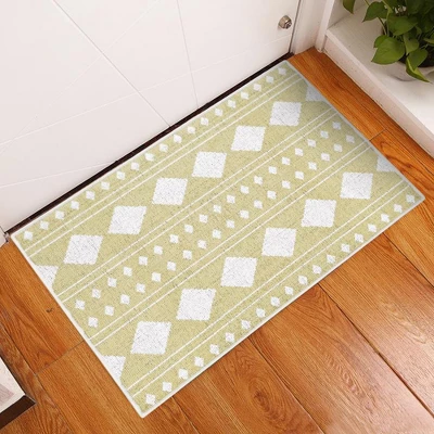Sussexhome Diamond Collection Cotton Heavy Duty Low Pile Area Rug , 2' X 3' 1 Sussexhome Diamond Collection Cotton Heavy Duty Low Pile Area Rug , 2' X 3'