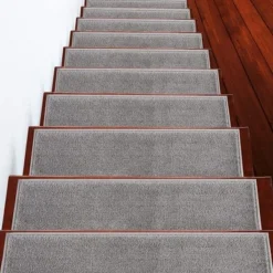Sussexhome Carpet Stair Treads Pre-applied Double Sided Tape