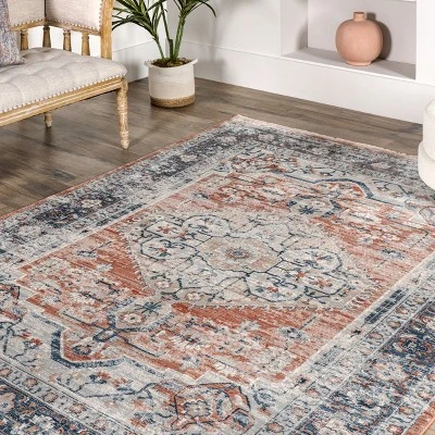 NuLOOM Zara Vintage Medallion Area Rug 8 NuLOOM Zara Vintage Medallion Area Rug - Image 8