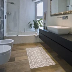 World Rug Gallery Modern Geometric Anti-Fatigue Standing Mat -Northlight Shop Sales GUEST f32f427c 90dc 47b9 b518 8ad7504cfd6e